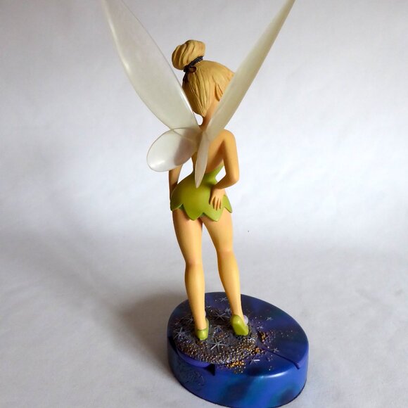 NEW 2000 WALT DISNEY GALLERY MARKRITA TINKERBELL FIGURE WITH HIDDEN PIN DRAWER - Picture 5 of 16
